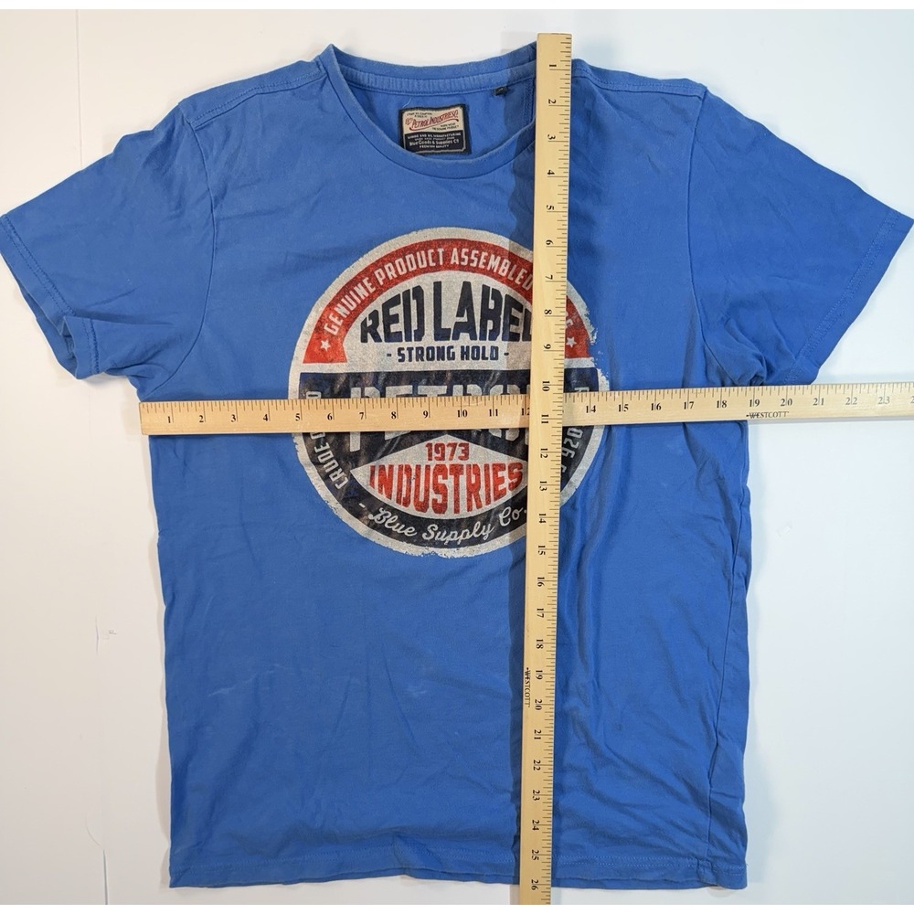 Petrol Industries Graphic Tee Blue Logo Shirt Mens Size M Casual Streetwear - Picture 3 of 4